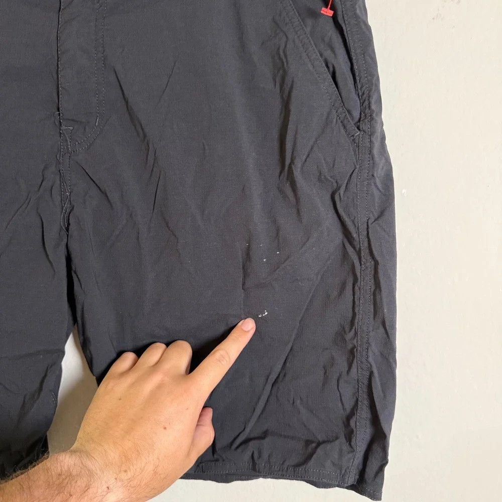 Brixton All Terrain Mens Black Hybrid Shorts 38 Quick Dry Stretch UV Protection